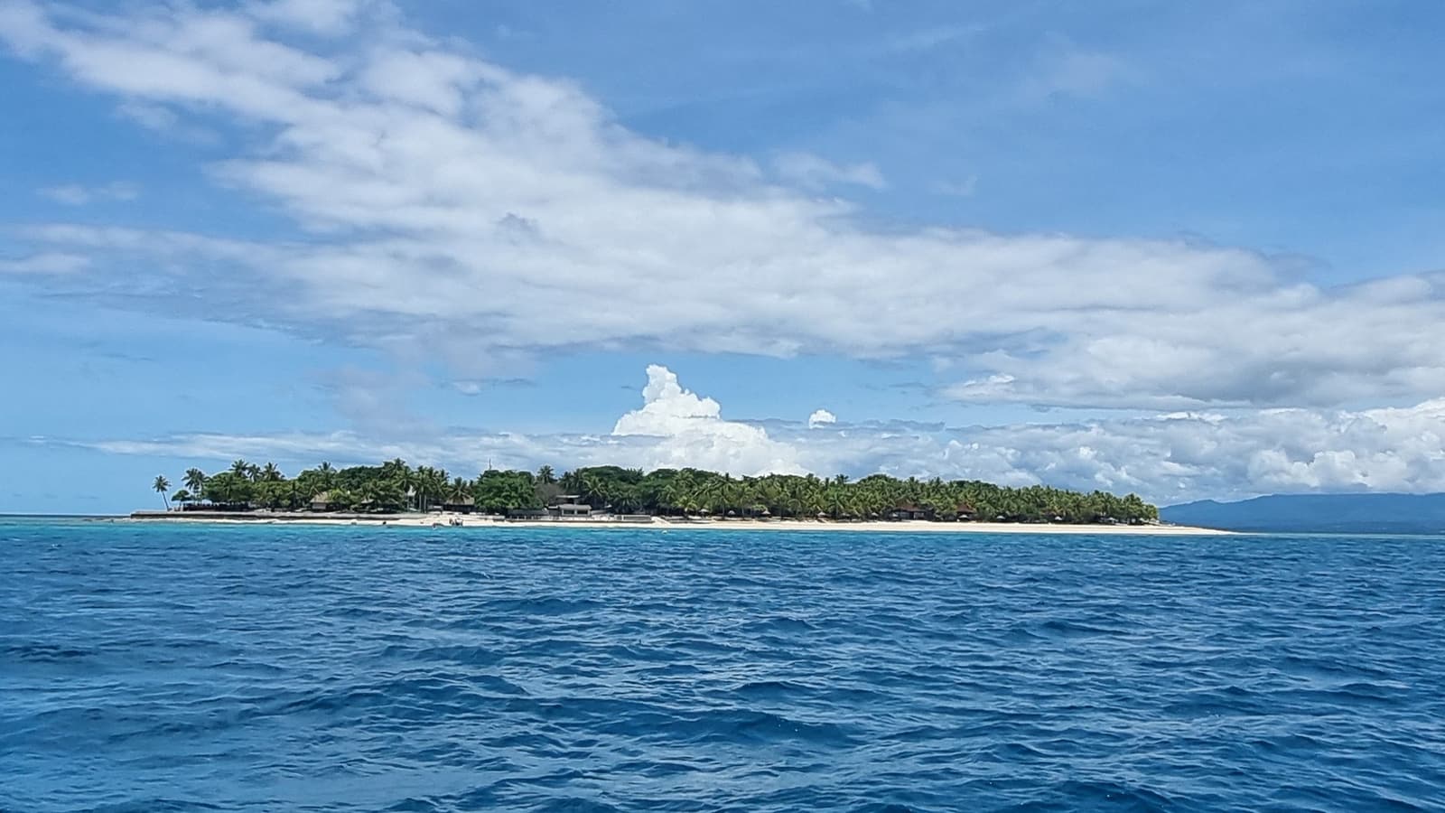 Treasure Island, a low coral cay in the inner Mamanucas